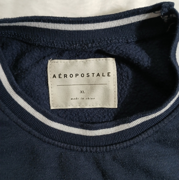 Aeropostale Dark Blue Crewneck Size XL NEW YORK - Picture 3 of 8